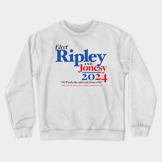 Ripley Jonesy 2024 Crewneck Sweatshirt by MindsparkCreative